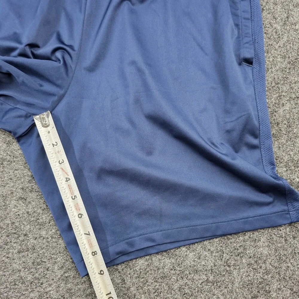 Under Armour HeatGear Shorts Men's XL Blue Athletic Training Gym Drawstring
